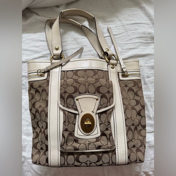 Vintage Coach Legacy Tote - Picture 1 of 7